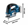 Bosch GST 18V-155 BC akkus dekopírfűrész L-BOXX-ban (akku és töltő nélkül) Bosch GST 18V-155 BC akkus dekopírfűrész L-BOXX-ban (akku és töltő nélkül)