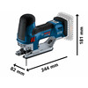 Bosch GST 18V-155 SC akkus dekopírfűrész L-BOXX-ban (akku és töltő nélkül) Bosch GST 18V-155 SC akkus dekopírfűrész L-BOXX-ban (akku és töltő nélkül)