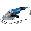 Bosch GWS 27-180 J elektromos sarokcsiszoló Bosch GWS 27-180 J elektromos sarokcsiszoló