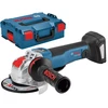 Bosch GWX 18V-10 PSC akkus sarokcsiszoló 18 V | 125 mm | 4500 - 9000 RPM | Szénkefementes | Akku és töltő nélkül | L-Boxx-ban