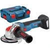 Bosch GWX 18V-10 SC akkus sarokcsiszoló 18 V | 125 mm | 4500 - 9000 RPM | Szénkefementes | Akku és töltő nélkül | L-Boxx-ban