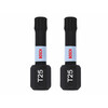 Bosch Impact Control T25, 25 mm csavarbehajtó bit 2 db Bosch Impact Control T25, 25 mm csavarbehajtó bit 2 db