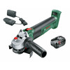 Bosch UniversalGrind 18V-7 elektromos sarokcsiszoló 1 x PBA 18V 4.0Ah + AL 18V-20 ?125 mm Bosch UniversalGrind 18V-7 elektromos sarokcsiszoló 1 x PBA 18V 4.0Ah + AL 18V-20 ?125 mm