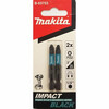 Makita Impact Black PZ2 50 mm pozidrive behajtóbit 2 db Makita Impact Black PZ2 50 mm pozidrive behajtóbit 2 db