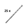 Makita V-Plus 6,5x210mm sDS-Plus kétélű fúrószár 25 db Makita V-Plus 6,5x210mm sDS-Plus kétélű fúrószár 25 db