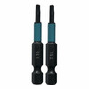 Makita Impact Black T15 50 mm torx behajtóbit 2 db Makita Impact Black T15 50 mm torx behajtóbit 2 db