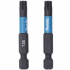 Makita Impact Black T30 50 mm torx behajtóbit 2 db Makita Impact Black T30 50 mm torx behajtóbit 2 db