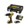 DeWalt DCD777S2K-QW akkus fúrócsavarozó tokmányos 18 V | 26 Nm/65 Nm | Szénkefementes | 2 x 1,5 Ah akku + töltő | Kofferben