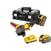 DeWalt DCG418SHDX2 akkus sarokcsiszoló 54 V | 125 mm | 9000 RPM | Szénkefementes | 2 x 9 Ah akku + töltő | Kartondobozban DeWalt DCG418SHDX2 akkus sarokcsiszoló 54 V | 125 mm | 9000 RPM | Szénkefementes | 2 x 9 Ah akku + töltő | Kartondobozban
