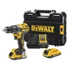 DeWalt DCD791D2-QW akkus fúrócsavarozó tokmányos 18 V | 27 Nm/70 Nm | Szénkefementes | 2 x 2 Ah akku + töltő | TSTAK kofferben DeWalt DCD791D2-QW akkus fúrócsavarozó tokmányos 18 V | 27 Nm/70 Nm | Szénkefementes | 2 x 2 Ah akku + töltő | TSTAK kofferben