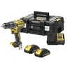 DeWalt DCD791L2T-QW akkus fúrócsavarozó tokmányos 18 V | 27 Nm/70 Nm | Szénkefementes | 2 x 3 Ah akku + töltő | TSTAK kofferben DeWalt DCD791L2T-QW akkus fúrócsavarozó tokmányos 18 V | 27 Nm/70 Nm | Szénkefementes | 2 x 3 Ah akku + töltő | TSTAK kofferben