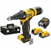 DeWalt DCF414E2GT akkus popszegecselő 18 V | 4,8 - 6,4 mm | 20000 N | Szénkefementes | 2 x 1,7 Ah akku + töltő | TSTAK kofferben