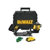 DeWalt DCLE34031D1-QW Zöld vonallézer Hatósugár jelfogóval: 0 - 100 m | 1 x 2 Ah akku + töltő | Kofferben