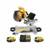 DeWalt DCS365M2-QW akkus gérvágó 18 V | Fűrészlap 184 mm x 16 mm | Vágás max. 50 x 250 mm | Szénkefementes | 2 x 4 Ah akku + töltő DeWalt DCS365M2-QW akkus gérvágó 18 V | Fűrészlap 184 mm x 16 mm | Vágás max. 50 x 250 mm | Szénkefementes | 2 x 4 Ah akku + töltő