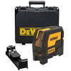DeWalt DW0822-XJ önbeálló kereszt és pontlézer DeWalt DW0822-XJ
