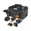 Kép: DEWALT X MCLAREN 18V XR COMBI DRILL VALUE ADDED KIT - WITH 2X 5AH BATTERY CHARGER 32PC BIT SET 5M TOUGHSERIES TAPE AND TSTAK MID KITBOX. BASED OFF OF THE DCZ100P2T BUT WITH DCD86M_0.webp