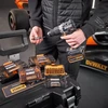 DEWALT X MCLAREN 18V XR SZÉNKEFE NÉLKÜLI ÜTVEFÚRÓ-CSAVAROZÓ + 1x 4Ah akkumulátor + DCB1104 4A töltő, TSTAK kompatibilis dobozban