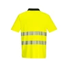 DX4 Hi-Vis Zip Polo Shirt S/S