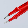 Knipex szigetelt műszerész csipesz Egyenes | 145 mm Knipex szigetelt műszerész csipesz Egyenes | 145 mm