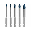 EXPERT HEX-9 HARD CERAMIC 5db-os fúrószár készlet , 4 / 5 / 6 / 8 / 10 mm EXPERT HEX-9 HARD CERAMIC 5db-os fúrószár készlet , 4 / 5 / 6 / 8 / 10 mm