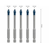 EXPERT HEX-9 HARD CERAMIC 5db-os fúrószár készlet 6 mm, 6 mm EXPERT HEX-9 HARD CERAMIC 5db-os fúrószár készlet 6 mm, 6 mm