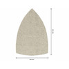 EXPERT M480 csiszolóháló multicsiszolókhoz, 100 x 150 mm, P100 EXPERT M480 csiszolóháló multicsiszolókhoz, 100 x 150 mm, P100