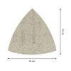 EXPERT M480 csiszolóháló deltacsiszolóra és multifunkciós rezgőfűrészre, 5 db, 93 x 93 mm, P400 EXPERT M480 csiszolóháló deltacsiszolóra és multifunkciós rezgőfűrészre, 5 db, 93 x 93 mm, P400