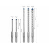 EXPERT SDS Plus-7X Robust Line készlet , 5 db, 5 / 6 / 6 / 8 / 10 mm EXPERT SDS Plus-7X Robust Line készlet , 5 db, 5 / 6 / 6 / 8 / 10 mm