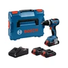 Bosch GSB 18V-65 akkus ütvefúró-csavarozó 2x4Ah ProCORE, GAL 18V-40, L-Boxx