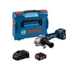 Bosch GWS 18V-11 S akkus sarokcsiszoló 2x5Ah, GAL 1880, L-Boxx Bosch GWS 18V-11 S akkus sarokcsiszoló 2x5Ah, GAL 1880, L-Boxx
