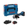 Bosch GWS 18V-8 125mm akkus sarokcsiszoló 2x4Ah, GAL1840, L-Boxx