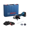 Bosch GWS 18V-8 125mm akkus sarokcsiszoló 2x4Ah, GAL1840, koffer