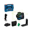 Bosch GLL 12V-100-33 CG vonallézer LB10 + DK20 + 1x2Ah + GAL 12-40 + L-Boxx