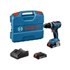 Bosch GSB 18V-65 akkus ütvefúró-csavarozó 2x2Ah, GAL 18V-20, L-Case