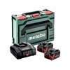 Metabo Basic-Set akkumulátor és töltő szett 2 x LiHDX 8.0 Ah +mB