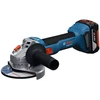 Bosch GWS 18V-8 125mm akkus sarokcsiszoló 2x4Ah, GAL1840, L-Boxx Bosch GWS 18V-8 125mm akkus sarokcsiszoló 2x4Ah, GAL1840, L-Boxx