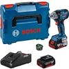 Bosch GDR 18V-220 C akkus ütvecsavarozó bitbefogással + 2 x 5,0Ah; GAL 18V-40; CoMo; L-Boxx