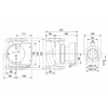 Grundfos MAGNA1 40-40 F 220 PN6/10 keringető szivattyú Grundfos MAGNA1 40-40 F 220 PN6/10 keringető szivattyú