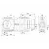 Grundfos MAGNA1 40-60 F N 220 PN6/10 keringető szivattyú Grundfos MAGNA1 40-60 F N 220 PN6/10 keringető szivattyú
