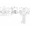 Grundfos MAGNA3 D 50-150 F 280 PN6/10 keringető szivattyú Grundfos MAGNA3 D 50-150 F 280 PN6/10 keringető szivattyú