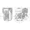 ZIVtec GT420 beépíthető robbanómotor 419 cm³ | 10 kW | Tengelyméret: 25 mm | 4 ütemű