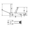 Güde GRH 3/470 hidraulikus krokodil emelő 3000 kg | 130-465 mm