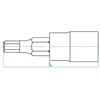 Hatszog bitfej 14 3mm 203503 Kép: Hatszog bitfej 14 3mm 203503.webp