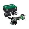 HiKOKI G18DSL2WUZ akkus sarokcsiszoló 18 V | 125 mm | 9000 RPM | Szénkefés | Akku és töltő nélkül | HSC kofferben