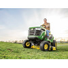 John Deere X107 benzinmotoros fűnyíró traktor