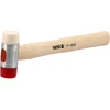Ketoldalu lagykalapacs PU es nejlon fejekkel fa nyellel 35 mm Kép: Ketoldalu lagykalapacs PU es nejlon fejekkel fa nyellel 35 mm.webp