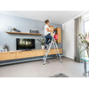 Krause Safety háztartási dobogós létra 1x8 Krause Safety háztartási dobogós létra 1x8