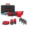 Milwaukee M12ONEHPT-202CU-SET akkus csőprés Compact | 12 V | 35 - 40 mm | 19 kN | Szénkefementes | 2 x 2 Ah akku + töltő | Kofferben Milwaukee M12ONEHPT-202CU-SET akkus csőprés Compact | 12 V | 35 - 40 mm | 19 kN | Szénkefementes | 2 x 2 Ah akku + töltő | Kofferben