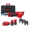 Milwaukee M12ONEHPT-202CV-SET2 akkus csőprés Compact | 12 V | 35 - 40 mm | 19 kN | Szénkefementes | 2 x 2 Ah akku + töltő | Kofferben Milwaukee M12ONEHPT-202CV-SET2 akkus csőprés Compact | 12 V | 35 - 40 mm | 19 kN | Szénkefementes | 2 x 2 Ah akku + töltő | Kofferben