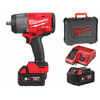 Milwaukee M18 FHIW2F12-502X akkus ütvecsavarozó bitbefogással 18 V | 1491 Nm | 1/2 inch | Szénkefementes | 2 x 5 Ah akku + töltő | Heavy Duty kofferben